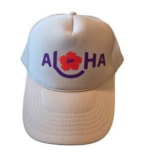 New Aloha Collection Hawaiian Airlines Trucker Hat Limited Edition NEW Gray